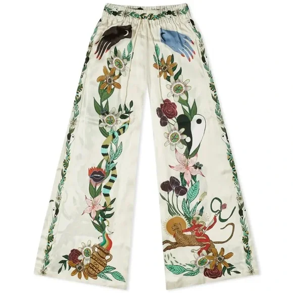 ALEMAIS MEAGAN SILK PANT - Picture 1 of 4